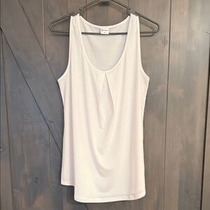 WIHOLL White Sleeveless Top size medium